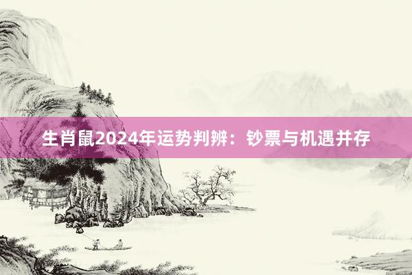 生肖鼠2024年运势判辨：钞票与机遇并存